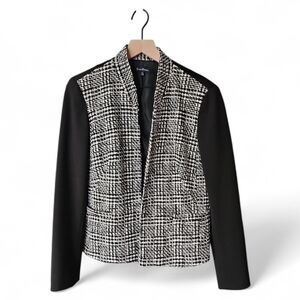 Evan Picone Women's Black And White Blazer Size 10